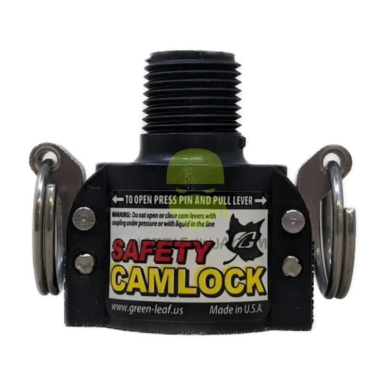SAF050B-TM SAFETY CAM LOCK (B) 3/4’’ FEMALE COUPLER X 1/2’’ MALE NPT Camlock