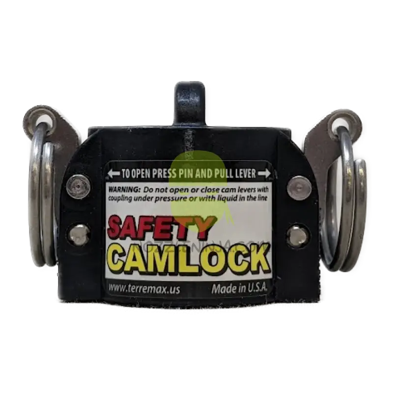 SAF075CAP-TM SAFETY CAM LOCK (CAP)1/2’’ & 3/4’’ FEMALE COUPLER CAP Camlock