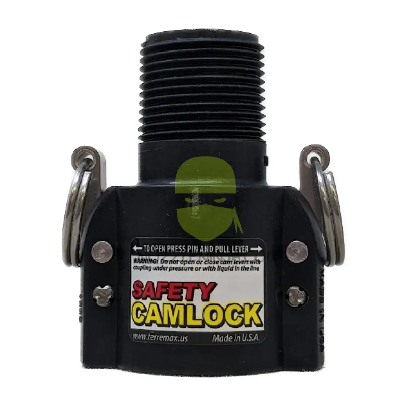 SAF100B-TM SAFETY CAM LOCK (B) 1’’ FEMALE COUPLER X 1’’ MALE NPT Camlock