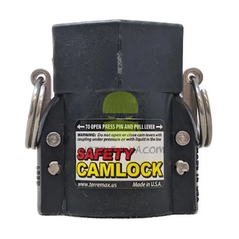 SAF125D-TM SAFETY CAM LOCK (D) 1 ’ FEMALE COUPLER X 1 1/4’’ FEMALE NPT Camlock