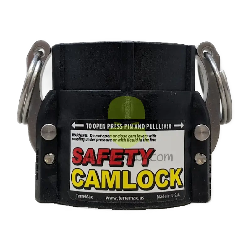 SAF200D-TM SAFETY CAM LOCK (D) 2’’ FEMALE COUPLER X 2’’ FEMALE NPT Camlock