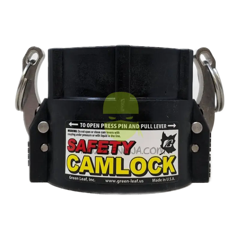 SAF300D-TM SAFETY CAM LOCK (D) 3’’ FEMALE COUPLER X 3’’ FEMALE NPT Camlock