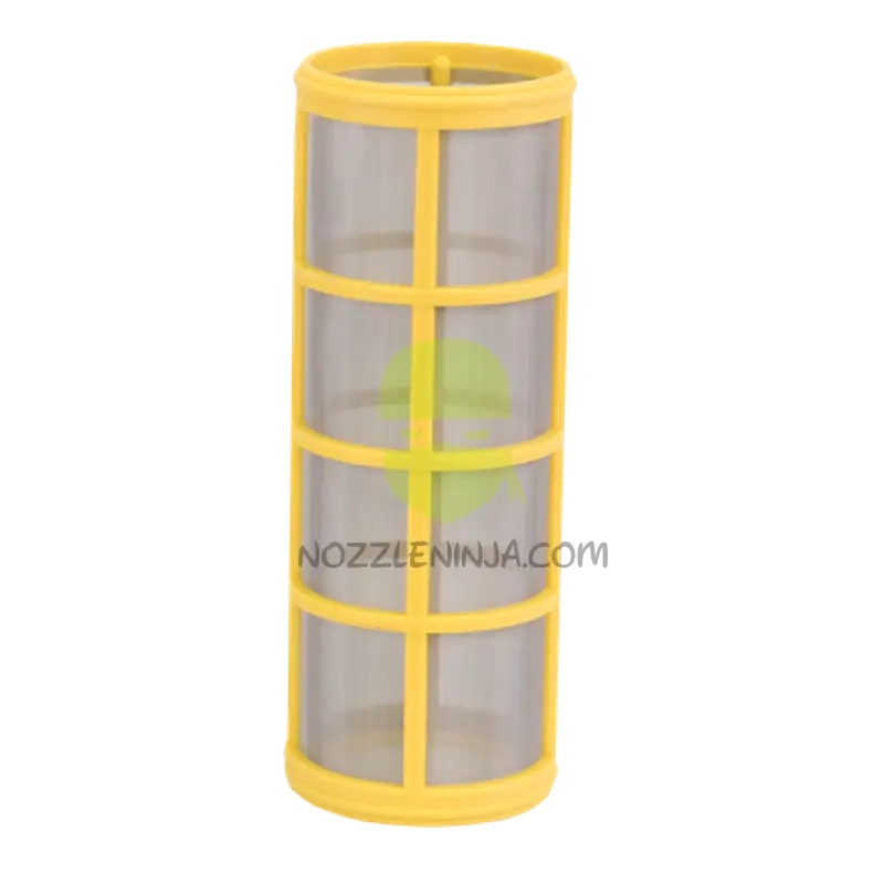 Screen for Banjo 2 inch Standard Port Y Strainer 80 Mesh Yellow Poly Ribs Strainer Screens