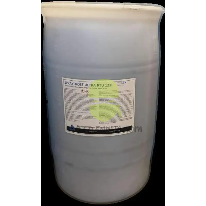 Spray Frost Ultra Ready To Use Pre-Packaged Includes Container 121L With Drum Winterizer Fluid