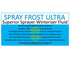 Spray Frost Ultra Ready To Use Pre-Packaged Includes Container Winterizer Fluid