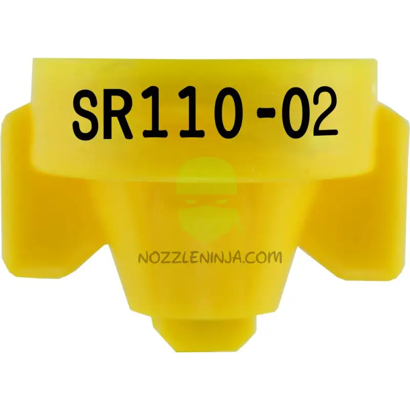 Sr110 Combo-Jet Nozzle By Wilger 0.2Gpm Yellow Broadcast