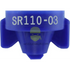 Sr110 Combo-Jet Nozzle By Wilger 0.3Gpm Blue Broadcast