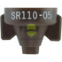 Sr110 Combo-Jet Nozzle By Wilger 0.5Gpm Brown Broadcast