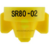 Sr80 Combo-Jet Nozzles By Wilger 0.2Gpm Yellow Nozzle Broadcast