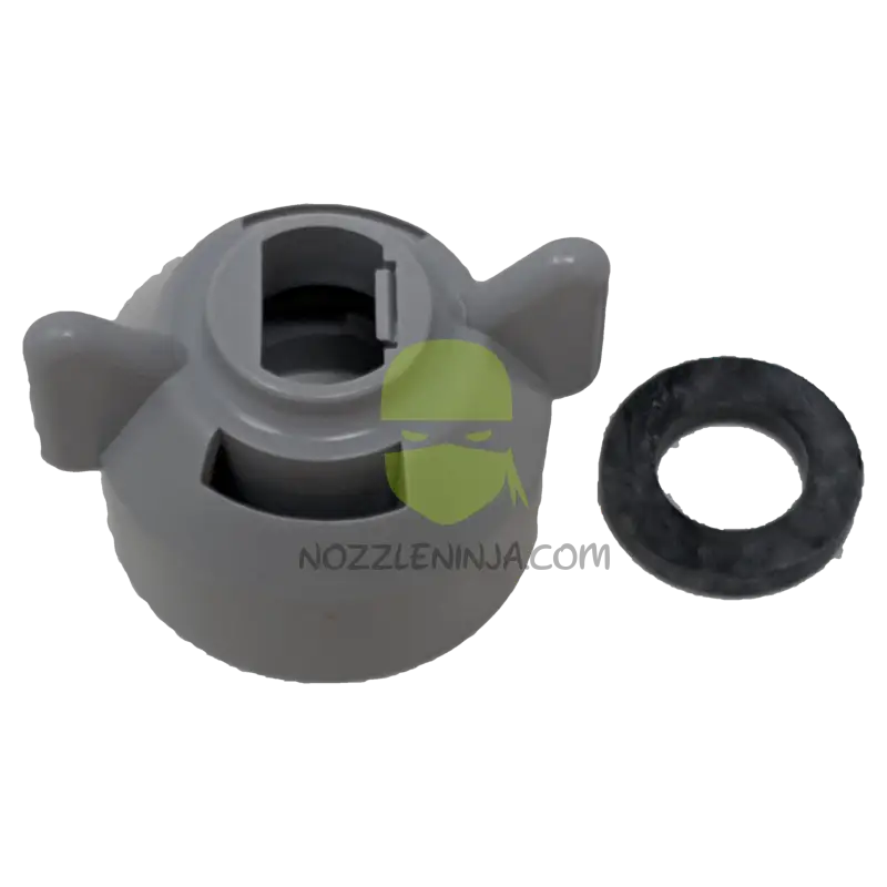 Standard Fan Nozzle Cap With Epdm Seal Grey Iso