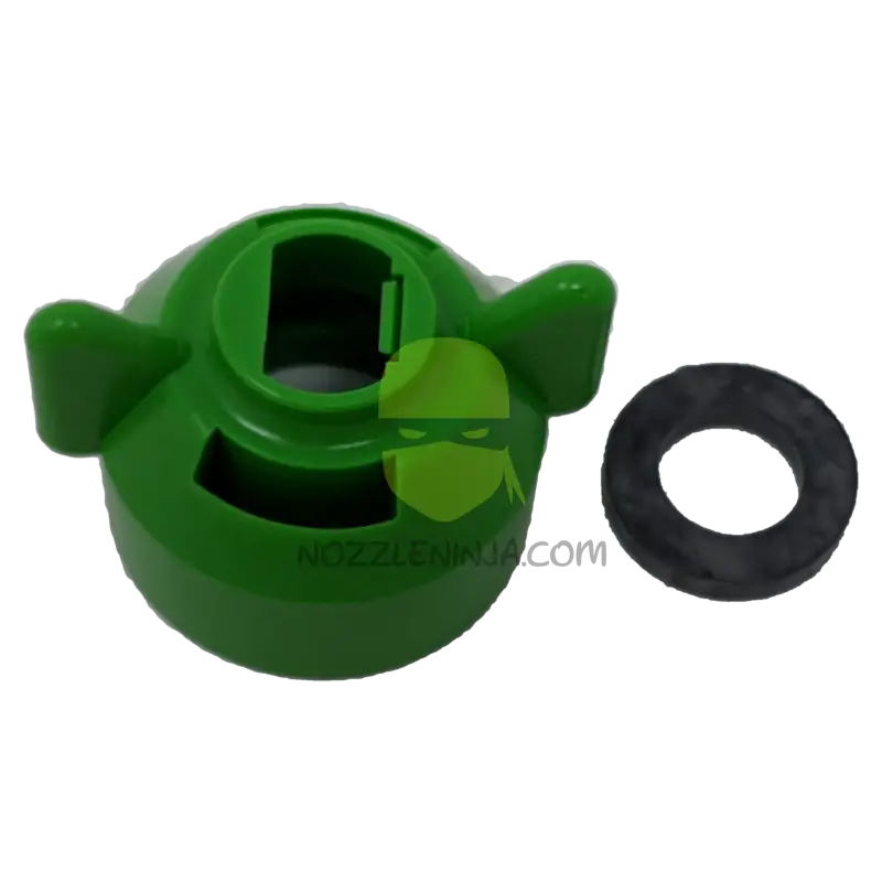 Standard Fan Nozzle Cap With Epdm Seal Light Green Iso