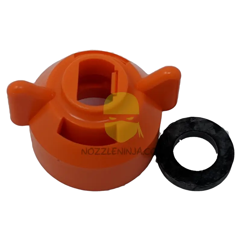 Standard Fan Nozzle Cap With Epdm Seal Orange Iso With