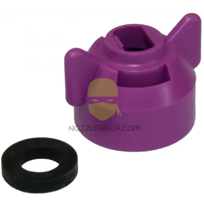 Standard Fan Nozzle Cap With Epdm Seal Purple Iso