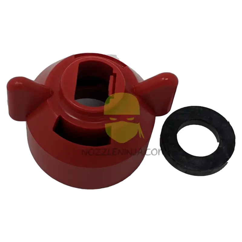 Standard Fan Nozzle Cap With Epdm Seal Red Iso