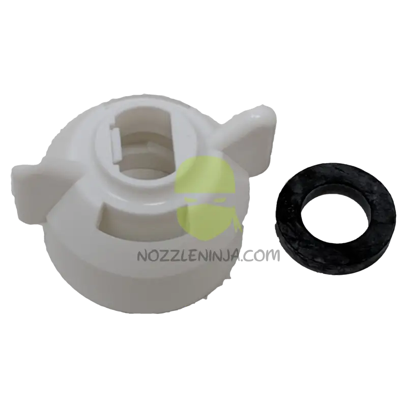 Standard Fan Nozzle Cap With Epdm Seal White Iso