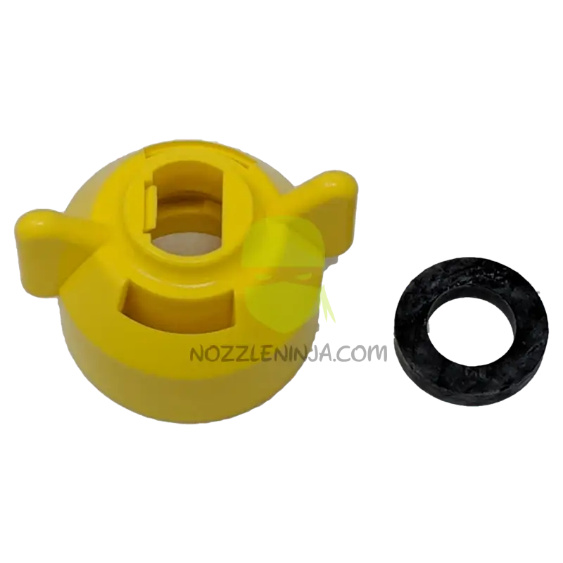 Standard Fan Nozzle Cap With Epdm Seal Yellow Iso