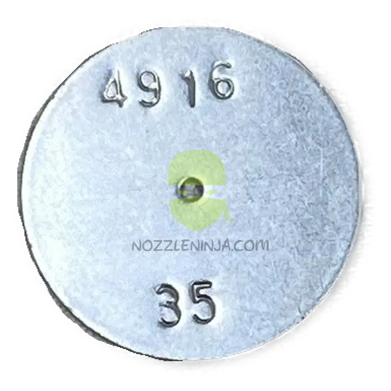 Tee Jet Metering Orifice #35 Nozzle Banding