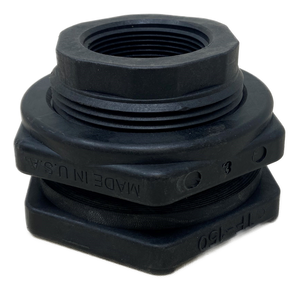 1.5" Poly Bulkhead Tank Fitting with EPDM Gasket