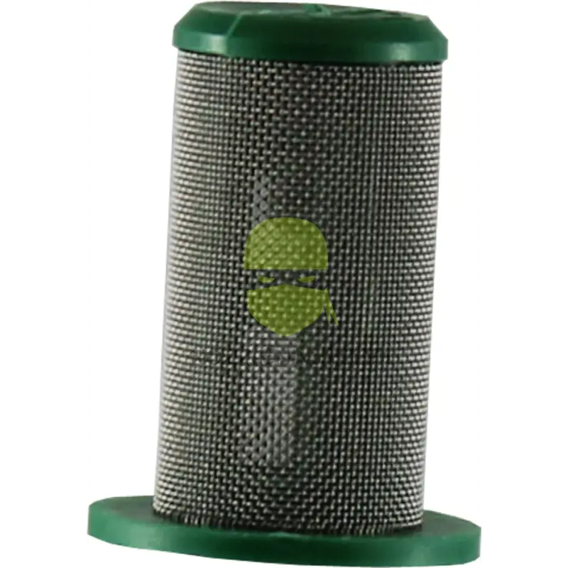 Tip Strainer 100 Mesh Flanged Green Iso Poly/Stainless Nozzle Accessory