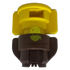 Turbo Drop Xl-D For Dicamba And Low Drift Application Yellow Venturi/Brown Nozzle 0.2Gpm Broadcast