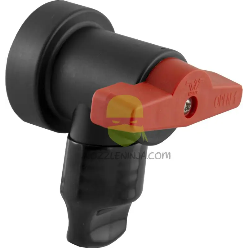 Tws Boom-End Flush Valve Viton Seals - Long Handle Quick Nut Fitting