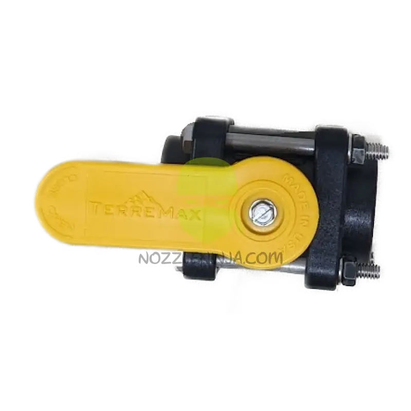V050FPY-TM BALL VALVE STANDARD PORT 1/2’’ FEMALE NPT 4 BOLT YELLOW HANDLE Threaded Valve Manual