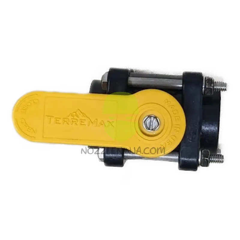 V075FPY-TM BALL VALVE STANDARD PORT 3/4’’ FEMALE NPT 4 BOLT YELLOW HANDLE Threaded Valve Manual