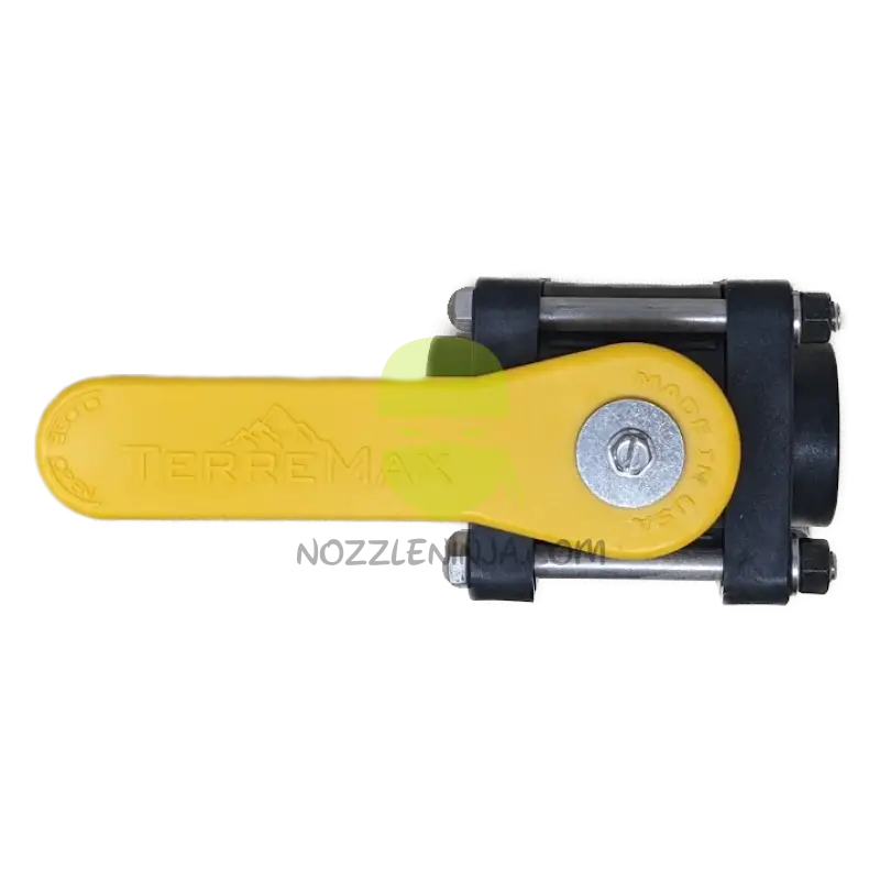 V125FPY-TM BALL VALVE 1 1/4’’ FULL PORT 4 BOLT W/ YELLOW HANDLE Threaded Valve Manual