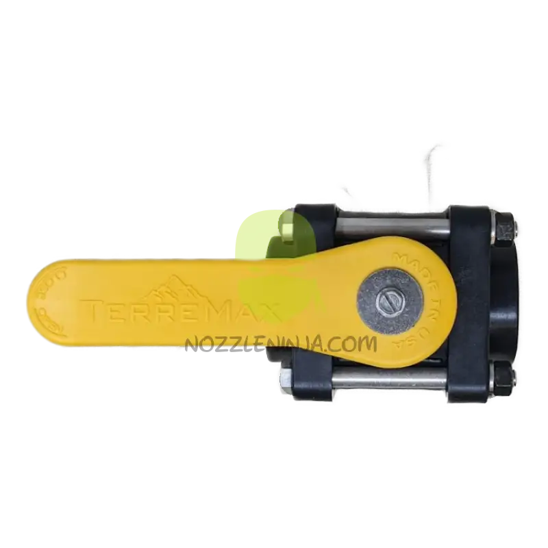 V150FPY-TM BALL VALVE 1 1/2’’ FULL PORT 4 BOLT W/ YELLOW HANDLE Threaded Valve Manual