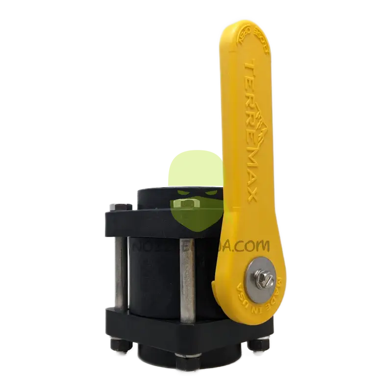 V200Y-TM BALL VALVE 2’’ STANDARD PORT 4 BOLT W/ YELLOW HANDLE Threaded Valve Manual