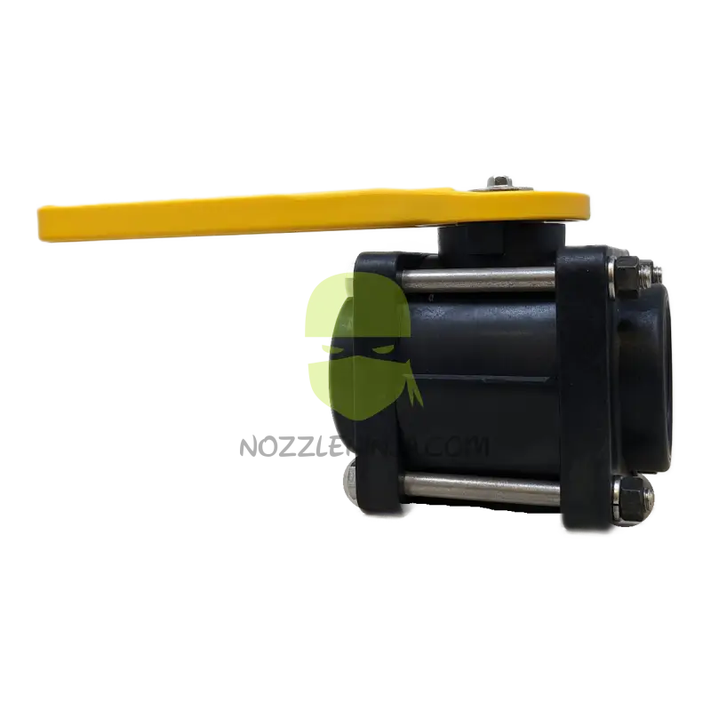 V204FPY-TM BALL VALVE 2’’ FULL PORT FEMALE NPT4 BOLT YELLOW HANDLE Threaded Valve Manual