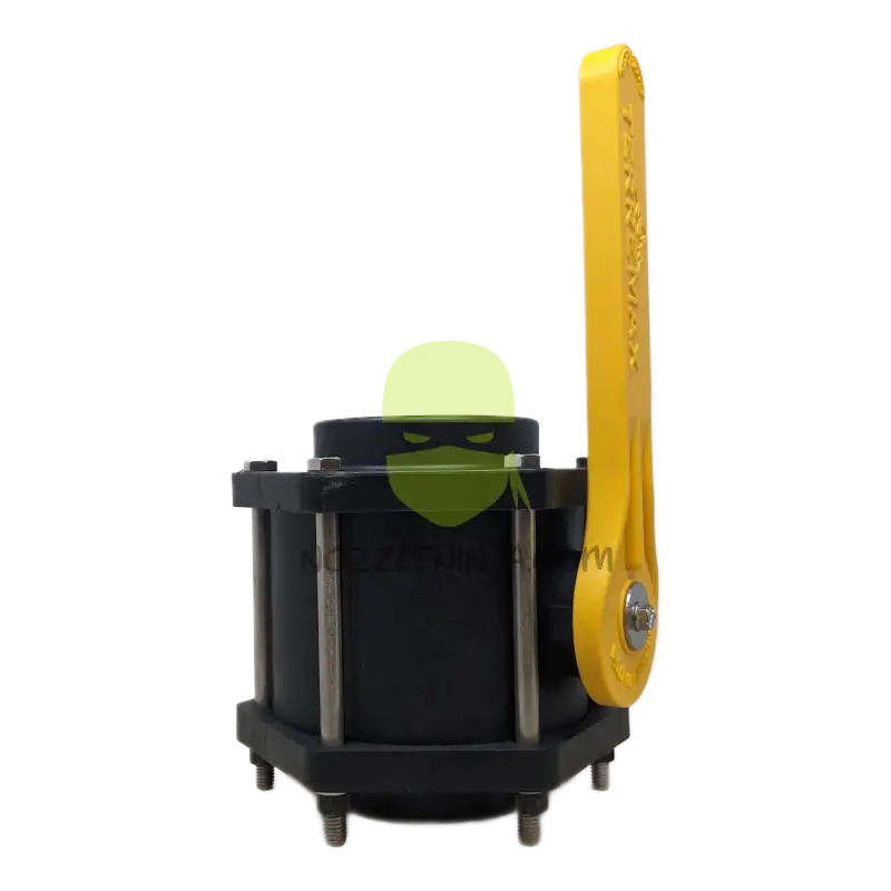 V300FPY-TM 6 BOLT BALL VALVE 3’’ FULL PORT WITH YELLOW HANDLE Threaded Valve Manual