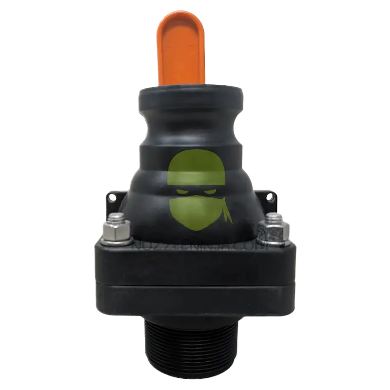 VSFMT204FP-TM BALL VALVE SHORT SERIES FULL PORT 2’’ MALE Camlock ADAPTER X 2’’ MALE NPT - Threaded Valve Manual