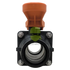 VSFMT204FP-TM BALL VALVE SHORT SERIES FULL PORT 2’’ MALE Camlock ADAPTER X 2’’ MALE NPT - Threaded Valve Manual