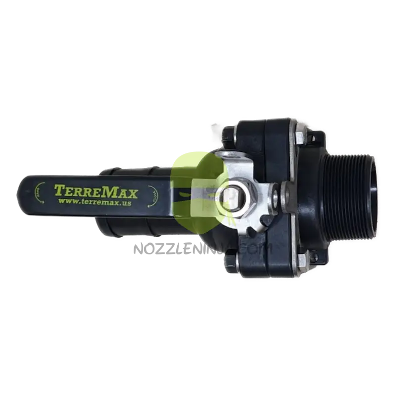 VSHBMT204HSFP-TM BALL VALVE SS SHORT SERIES FULL PORT 2’’ HOSE BARB X 2’’ MALE NPT Threaded Valve Manual