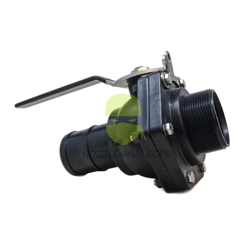 VSHBMT300HSFP-TM BALL VALVE SS SHORT SERIES FULL PORT 3’’ HOSE BARB X 3’’ MALE NPT Threaded Valve Manual