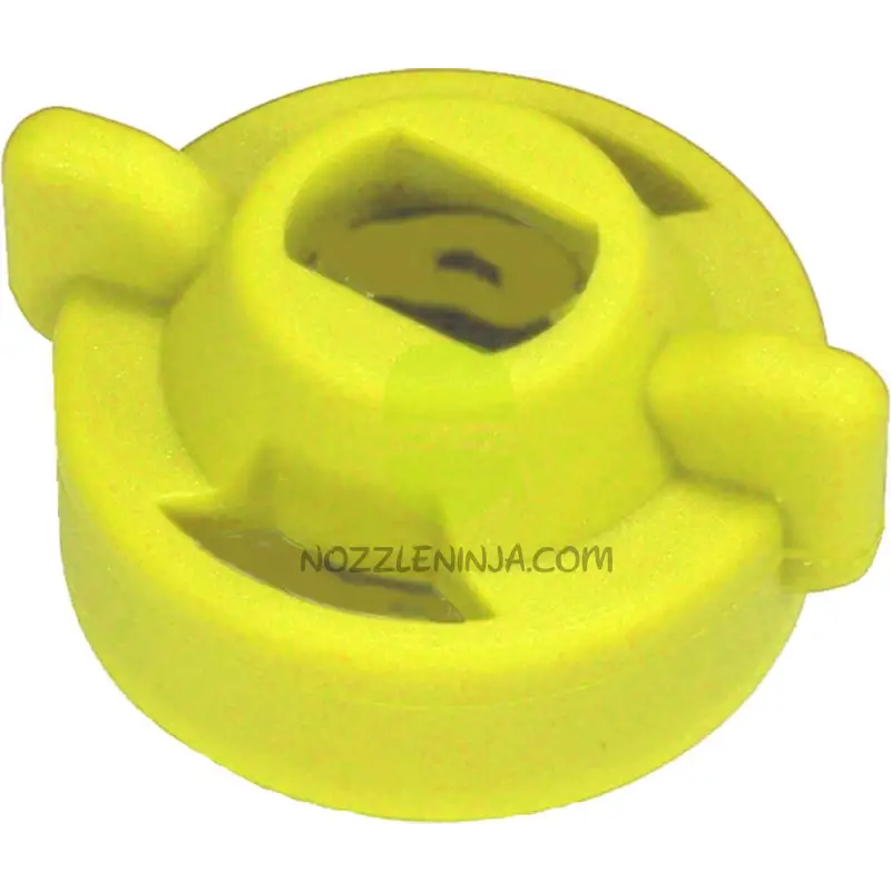 Wilger Radial Lock Cap For Iso Nozzles Yellow 3/8’’ Slotted For Nozzle Accessory