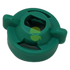 Wilger Radial Lock Cap Iso Green 3/8’’ Slotted Nozzle Accessory