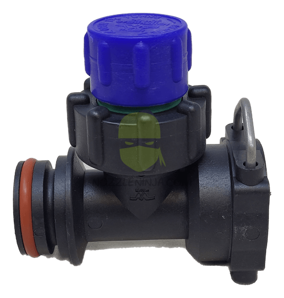 Manual On/Off Check Valve Assy - ORS Male X ORS Female, Straight, 4 PSI
