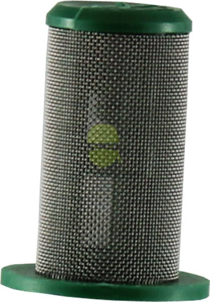 Tip Strainer 100 Mesh Flanged Green ISO Poly/Stainless