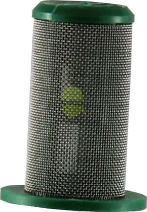 Tip Strainer 100 mesh flanged Green  ISO Poly/Stainless