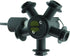 5-Way Combo-Rate Turret With Reversible Side Mount Check Valve Port