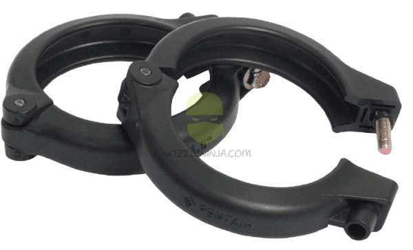Flange Clamp for M100 Fittings (1.0625"OD)  Includes Skirted EPDM Gasket