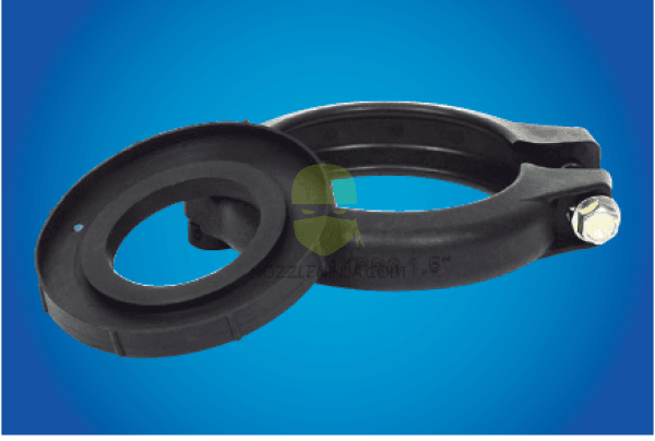 Flange Clamp for M100 Fittings (1.0625"OD)  Includes Skirted EPDM Gasket