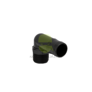 HB125/150-90 1-1/4" MPT x 1-1/2" HB Elbow Poly