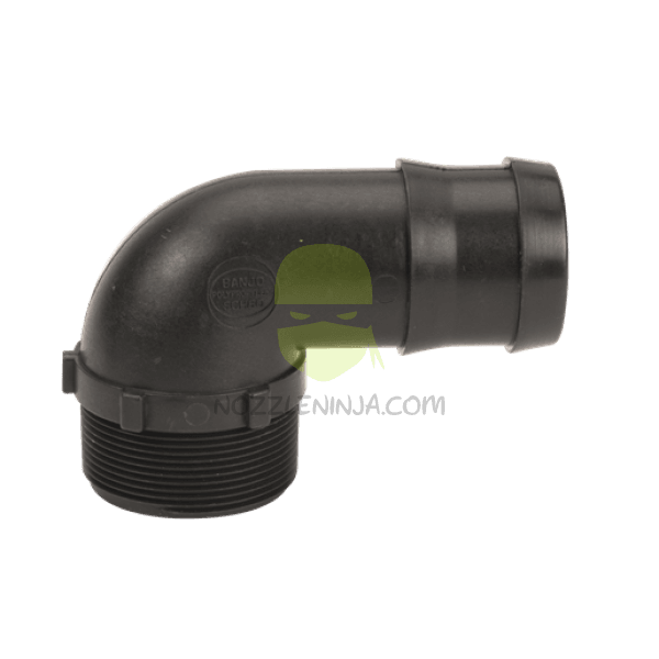 HB200-90 2" MPT x HB Elbow Poly